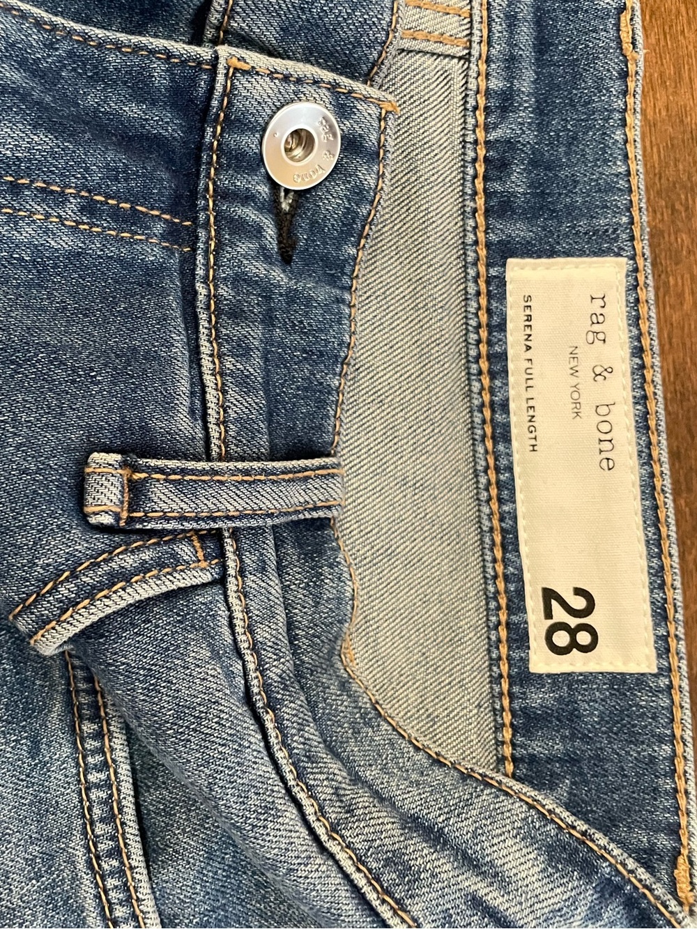 rag & bone wide leg Jean size 28 - Picture 4 of 4